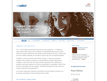Tablet Screenshot of citiselect.citigroup.com